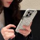 Goyard Y-Monogram Pattern with Silver Plated Frame iPhone Case