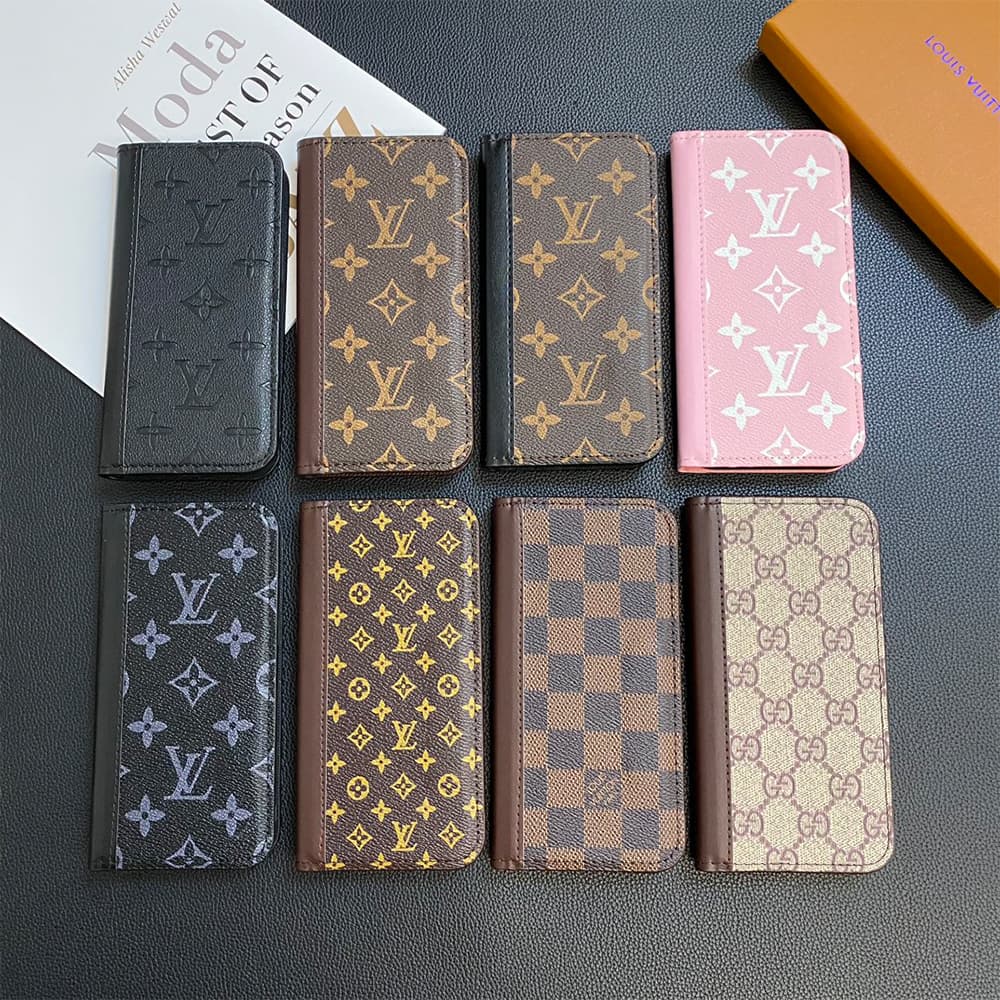 Louis Vuitton & Gucci Luxury Wallet Phone Case - Monogram & GG Designer Flip Cover (8 Styles) Louis Vuitton & Gucci Luxury Wallet Phone Case - Monogram & GG Designer Flip Cover (8 Styles)