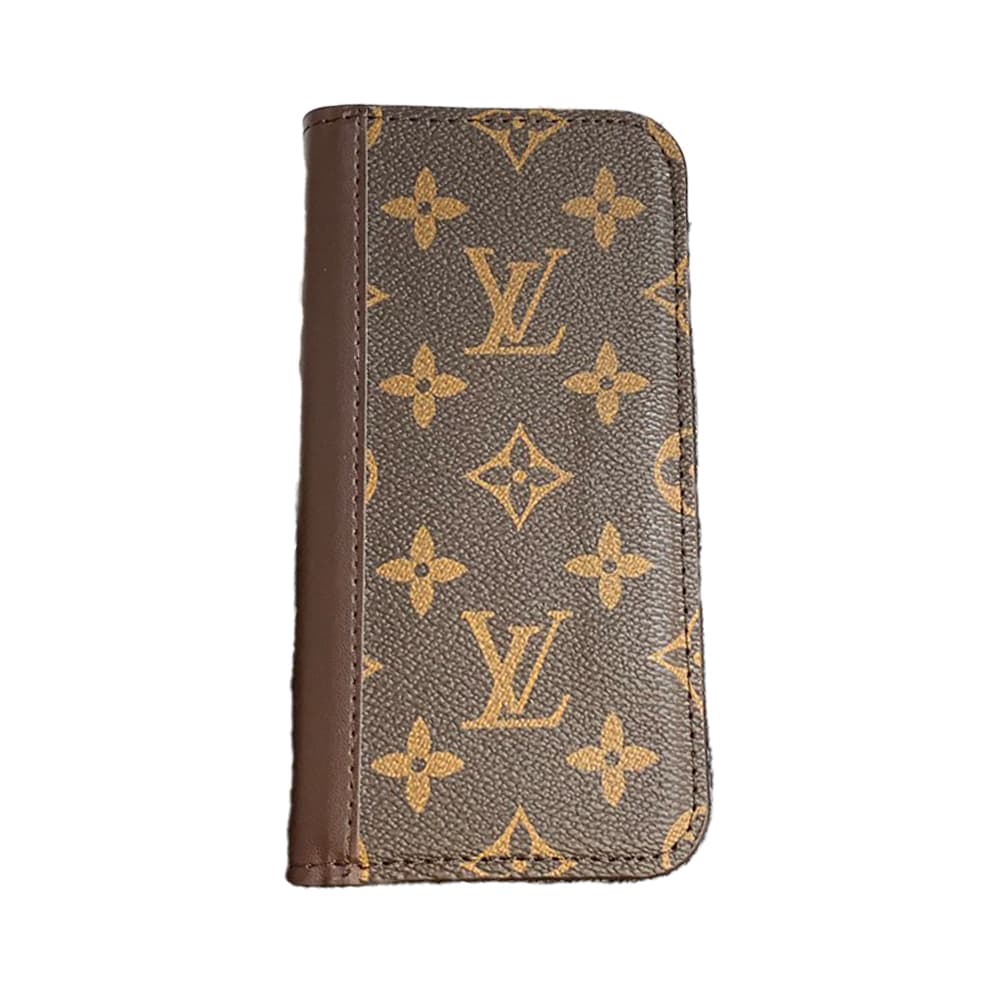 Louis Vuitton & Gucci Luxury Wallet Phone Case - Monogram & GG Designer Flip Cover (8 Styles)