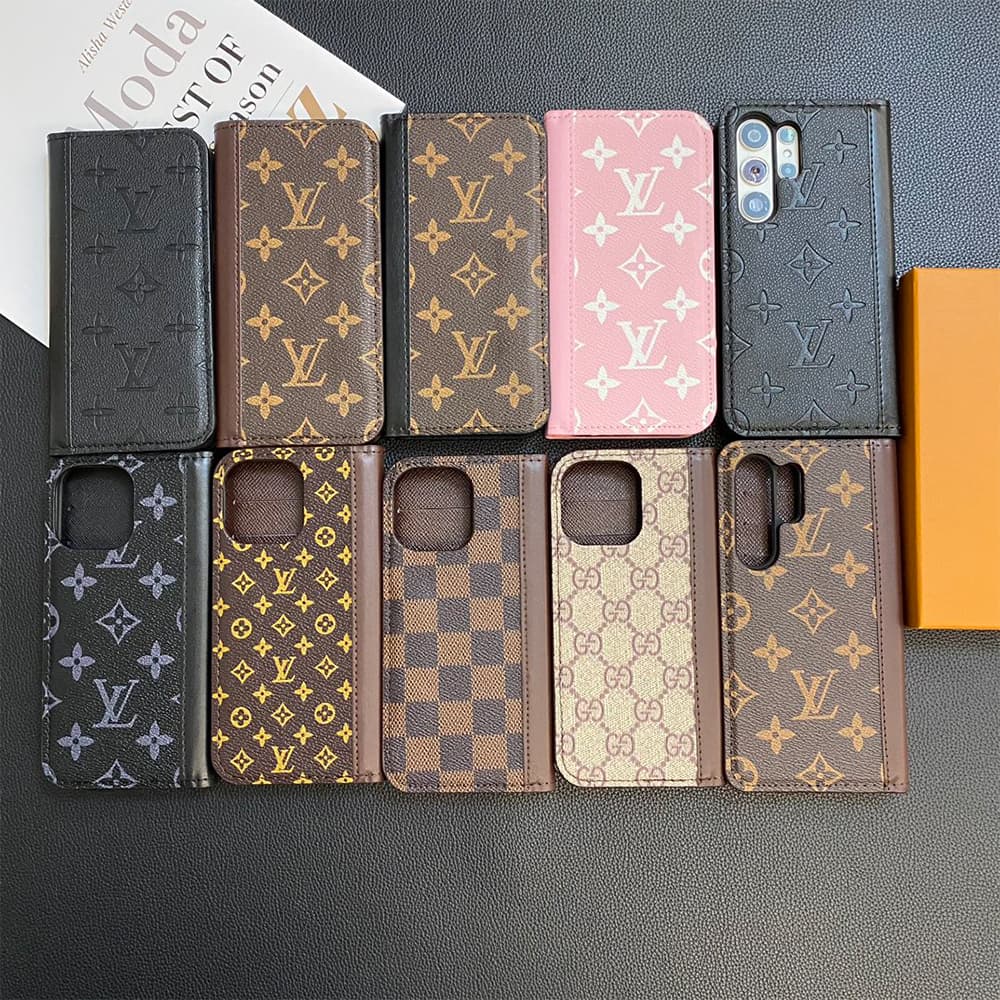 Louis Vuitton & Gucci Luxury Wallet Phone Case - Monogram & GG Designer Flip Cover (8 Styles) Louis Vuitton & Gucci Luxury Wallet Phone Case - Monogram & GG Designer Flip Cover (8 Styles)
