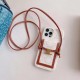 Celine Triomphe Luxury iPhone Case - Floral Jacquard Crossbody Phone Purse with Card Slot Celine Triomphe Luxury iPhone Case - Floral Jacquard Crossbody Phone Purse with Card Slot