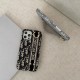 Dior Oblique Luxury iPhone Case - Signature Jacquard with Leather Wrist Strap Dior Oblique Luxury iPhone Case - Signature Jacquard with Leather Wrist Strap