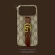 Gucci Adjustable Leather Strap GG Supreme iPhone Case
