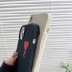Ami Paris iPhone Case - Signature Heart Logo & Woven Texture Phone Cover (Black/White) Ami Paris iPhone Case - Signature Heart Logo & Woven Texture Phone Cover (Black/White)