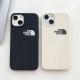 The North Face Luxury iPhone Case - Woven Texture with Logo (Black/Beige) The North Face Luxury iPhone Case - Woven Texture with Logo (Black/Beige)