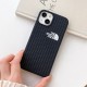 The North Face Luxury iPhone Case - Woven Texture with Logo (Black/Beige) The North Face Luxury iPhone Case - Woven Texture with Logo (Black/Beige)