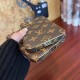Louis Vuitton Luxury iPhone Case - Monogram Leather with Gold Frame (Classic Brown) Louis Vuitton Luxury iPhone Case - Monogram Leather with Gold Frame (Classic Brown)