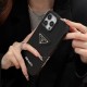 Prada Luxury iPhone Case - Leather Accent with Metal Logo (Pink/Black/White) Prada Luxury iPhone Case - Leather Accent with Metal Logo (Pink/Black/White)