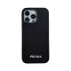 Prada Luxury iPhone Case - Leather Accent with Metal Logo (Pink/Black/White) Prada Luxury iPhone Case - Leather Accent with Metal Logo (Pink/Black/White)