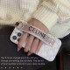 Celine Luxury iPhone Case - Triomphe Pattern with Leather Wrist Strap & Ring Stand (TPU Protective Case) Celine Luxury iPhone Case - Triomphe Pattern with Leather Wrist Strap & Ring Stand (TPU Protective Case)