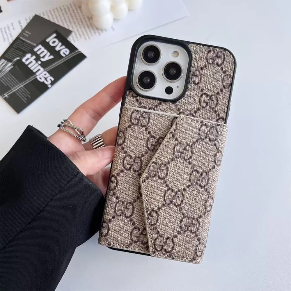 Luxury Designer Phone Case Collection - Louis Vuitton, Gucci & Burberry Patterns with Card Holder (For Apple & Samsung) Luxury Designer Phone Case Collection - Louis Vuitton, Gucci & Burberry Patterns with Card Holder (For Apple & Samsung)