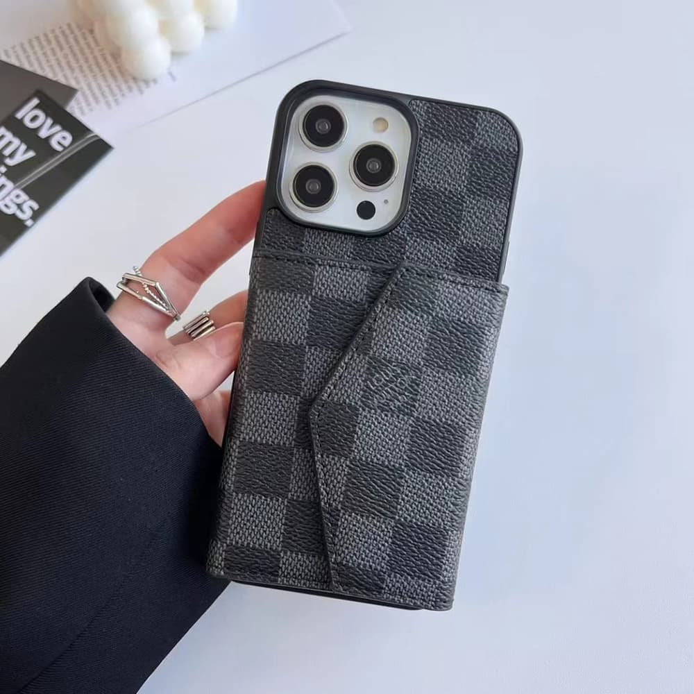 Luxury Designer Phone Case Collection - Louis Vuitton, Gucci & Burberry Patterns with Card Holder (For Apple & Samsung) Luxury Designer Phone Case Collection - Louis Vuitton, Gucci & Burberry Patterns with Card Holder (For Apple & Samsung)