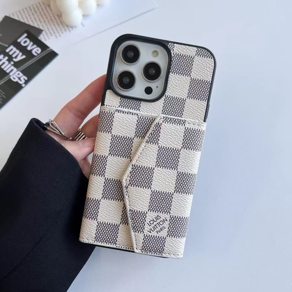 Luxury Designer Phone Case Collection - Louis Vuitton, Gucci & Burberry Patterns with Card Holder (For Apple & Samsung) Luxury Designer Phone Case Collection - Louis Vuitton, Gucci & Burberry Patterns with Card Holder (For Apple & Samsung)