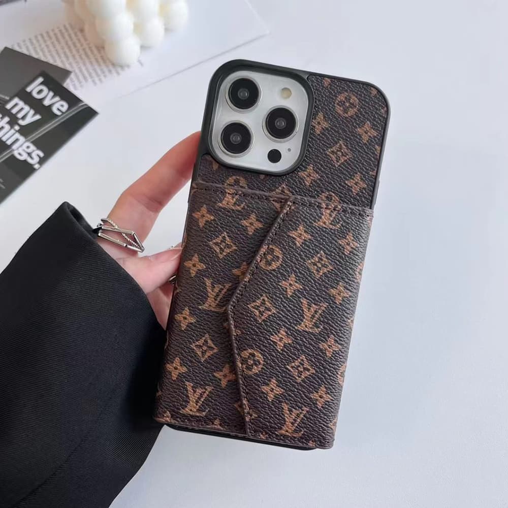 Luxury Designer Phone Case Collection - Louis Vuitton, Gucci & Burberry Patterns with Card Holder (For Apple & Samsung) Luxury Designer Phone Case Collection - Louis Vuitton, Gucci & Burberry Patterns with Card Holder (For Apple & Samsung)
