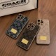 Coach Luxury Phone Case - Signature Print & Metal Logo iPhone Cover for Apple Devices Coach Luxury Phone Case - Signature Print & Metal Logo iPhone Cover for Apple Devices