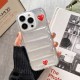 Comme des Garçons Heart Logo Phone Case - Transparent Quilted TPU Cover for iPhone Comme des Garçons Heart Logo Phone Case - Transparent Quilted TPU Cover for iPhone