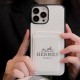 Hermès Luxury Phone Case - Leather Texture with Card Slot for iPhone (Orange/White/Black/Khaki) Hermès Luxury Phone Case - Leather Texture with Card Slot for iPhone (Orange/White/Black/Khaki)