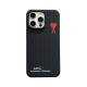 ami alexandre mattiussi iPhone Case - Red Heart Logo & Woven Texture Phone Cover (Black/White) ami alexandre mattiussi iPhone Case - Red Heart Logo & Woven Texture Phone Cover (Black/White)