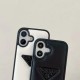 Prada Minimalist iPhone Case - Signature Triangle Logo (Black/White) Prada Minimalist iPhone Case - Signature Triangle Logo (Black/White)
