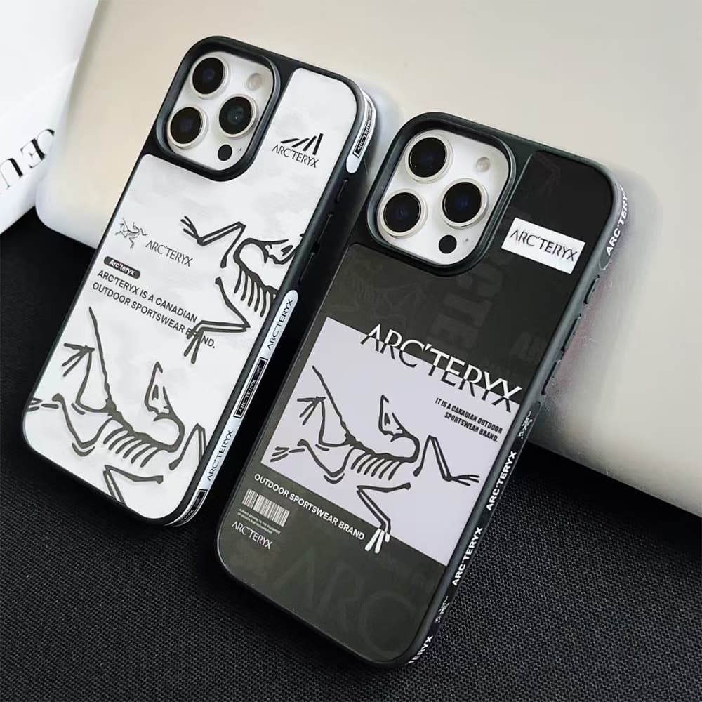 ARC'TERYX Luxury iPhone Case - Minimalist Outdoor Design with Brand Logo