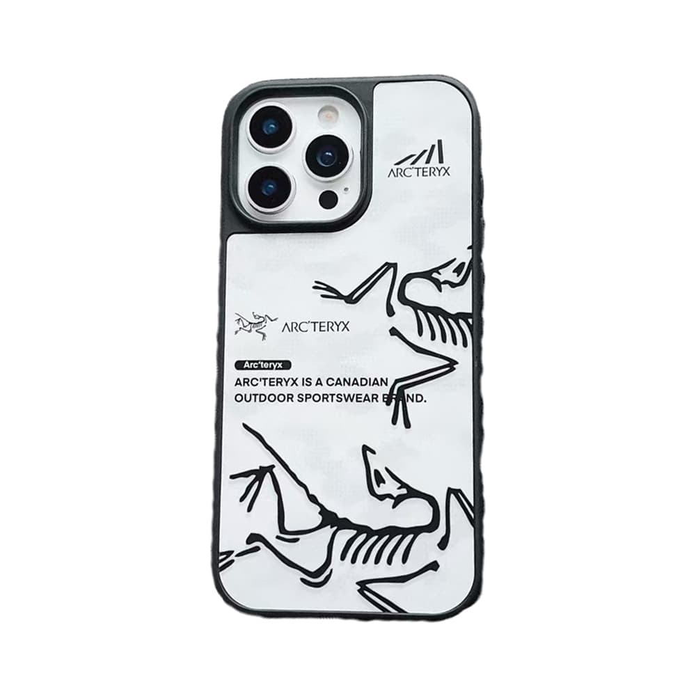 ARC'TERYX Luxury iPhone Case - Minimalist Outdoor Design with Brand Logo