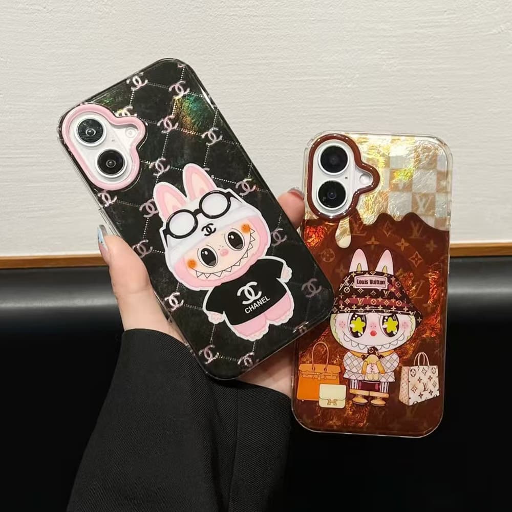 Louis Vuitton & CHANEL x POP MART LABUBU iPhone Case - Luxury Cartoon Transparent MagSafe Cover Louis Vuitton & CHANEL x POP MART LABUBU iPhone Case - Luxury Cartoon Transparent MagSafe Cover