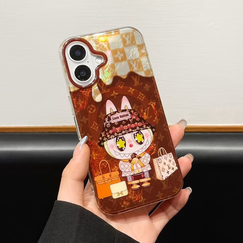 Louis Vuitton & CHANEL x POP MART LABUBU iPhone Case - Luxury Cartoon Transparent MagSafe Cover Louis Vuitton & CHANEL x POP MART LABUBU iPhone Case - Luxury Cartoon Transparent MagSafe Cover
