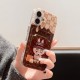 Louis Vuitton x POP MART Labubu iPhone Case - Monogram & Cartoon Transparent Cover with Card Slot Louis Vuitton x POP MART Labubu iPhone Case - Monogram & Cartoon Transparent Cover with Card Slot