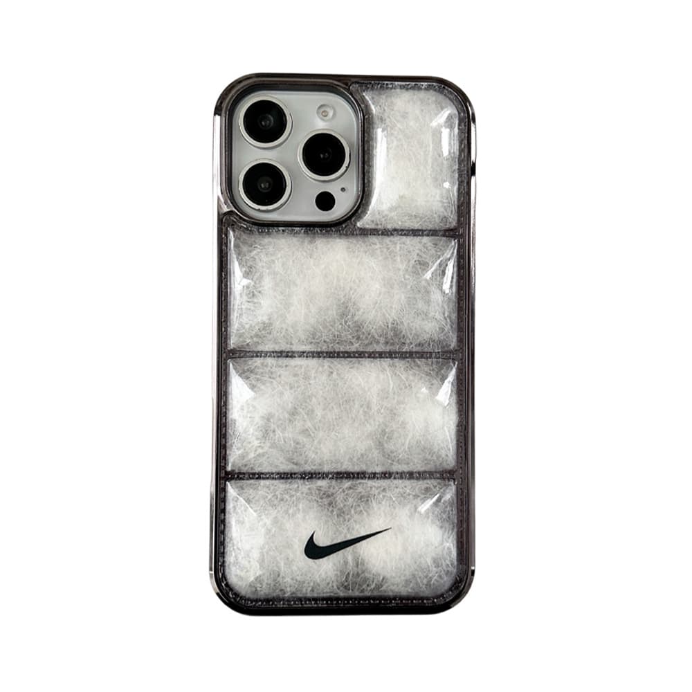Nike Puffer Quilted iPhone Case - Iconic Swoosh Design with 3D Padding Nike Puffer Quilted iPhone Case - Iconic Swoosh Design with 3D Padding
