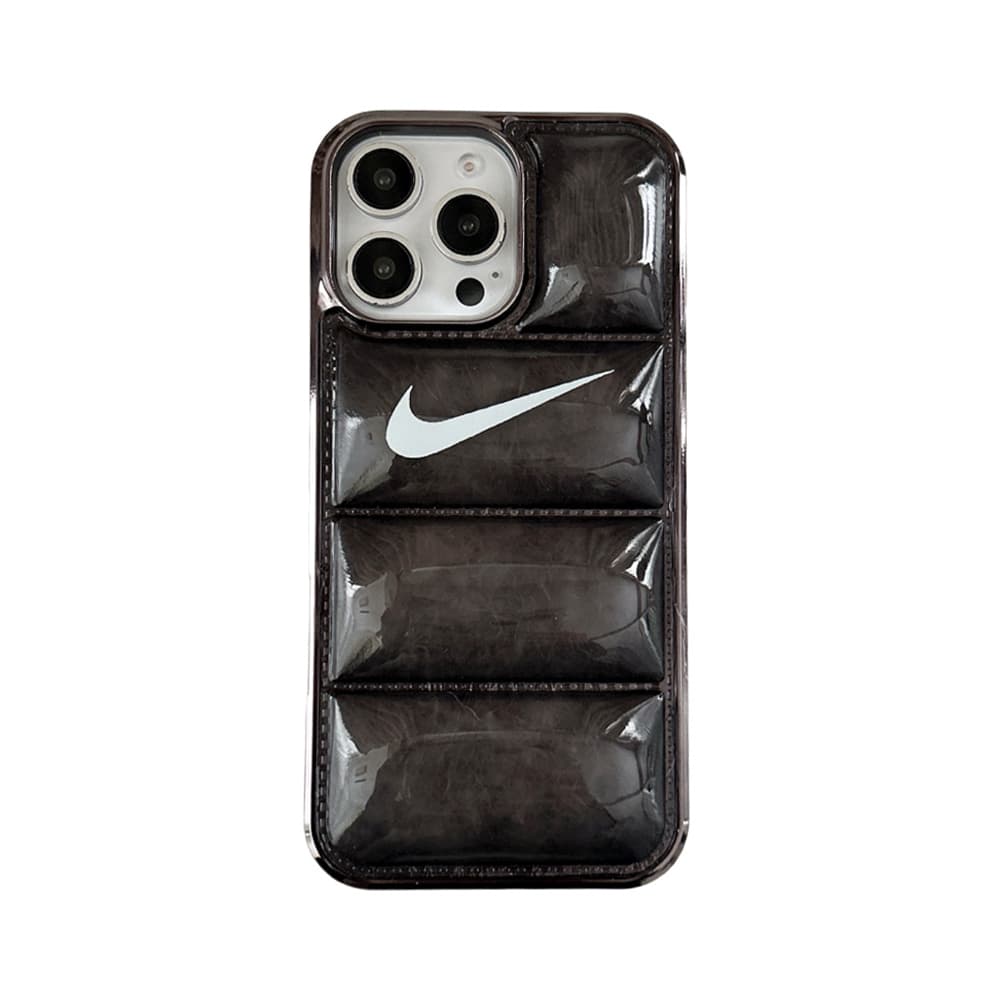 Nike Puffer Quilted iPhone Case - Iconic Swoosh Design with 3D Padding Nike Puffer Quilted iPhone Case - Iconic Swoosh Design with 3D Padding