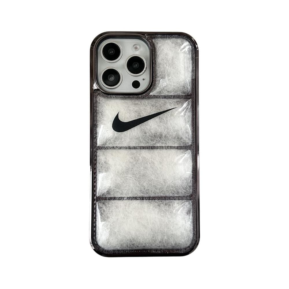 Nike Puffer Quilted iPhone Case - Iconic Swoosh Design with 3D Padding