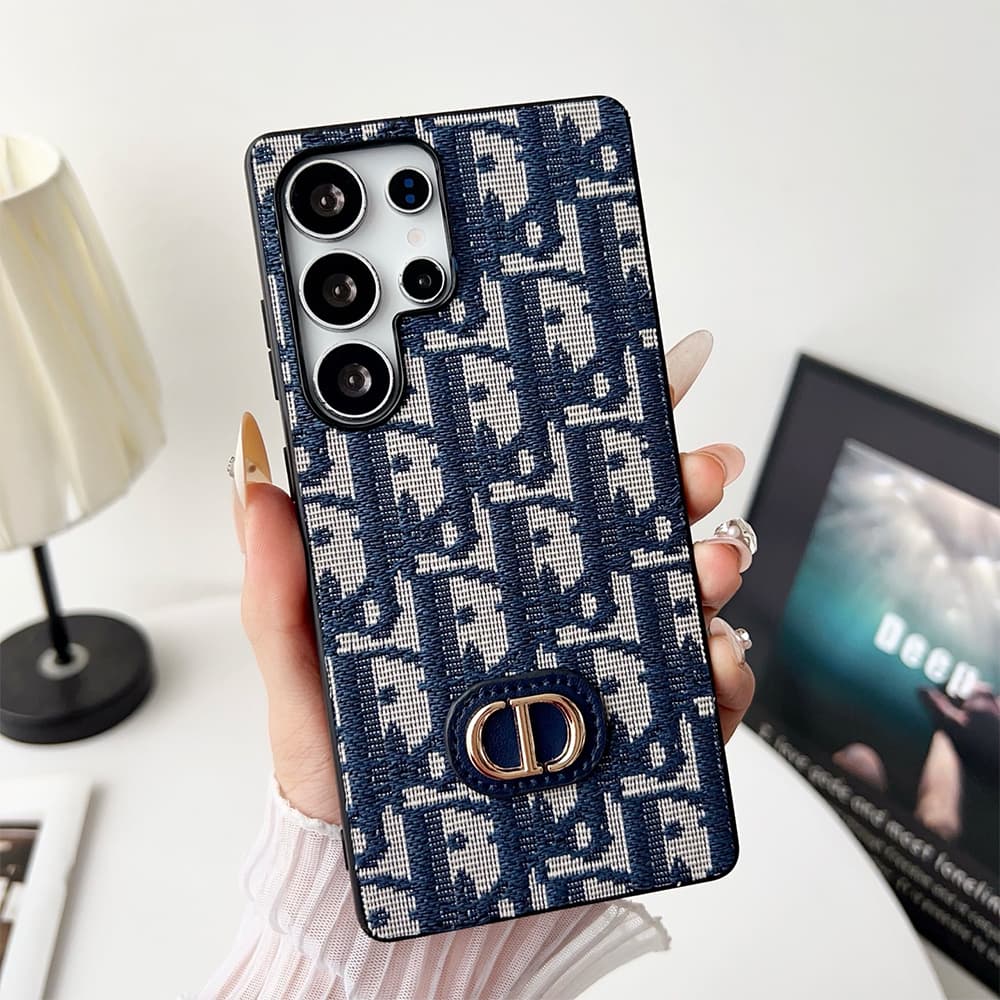 Dior Luxury Phone Case - Oblique Jacquard with CD Logo for iPhone & Samsung Galaxy Dior Luxury Phone Case - Oblique Jacquard with CD Logo for iPhone & Samsung Galaxy