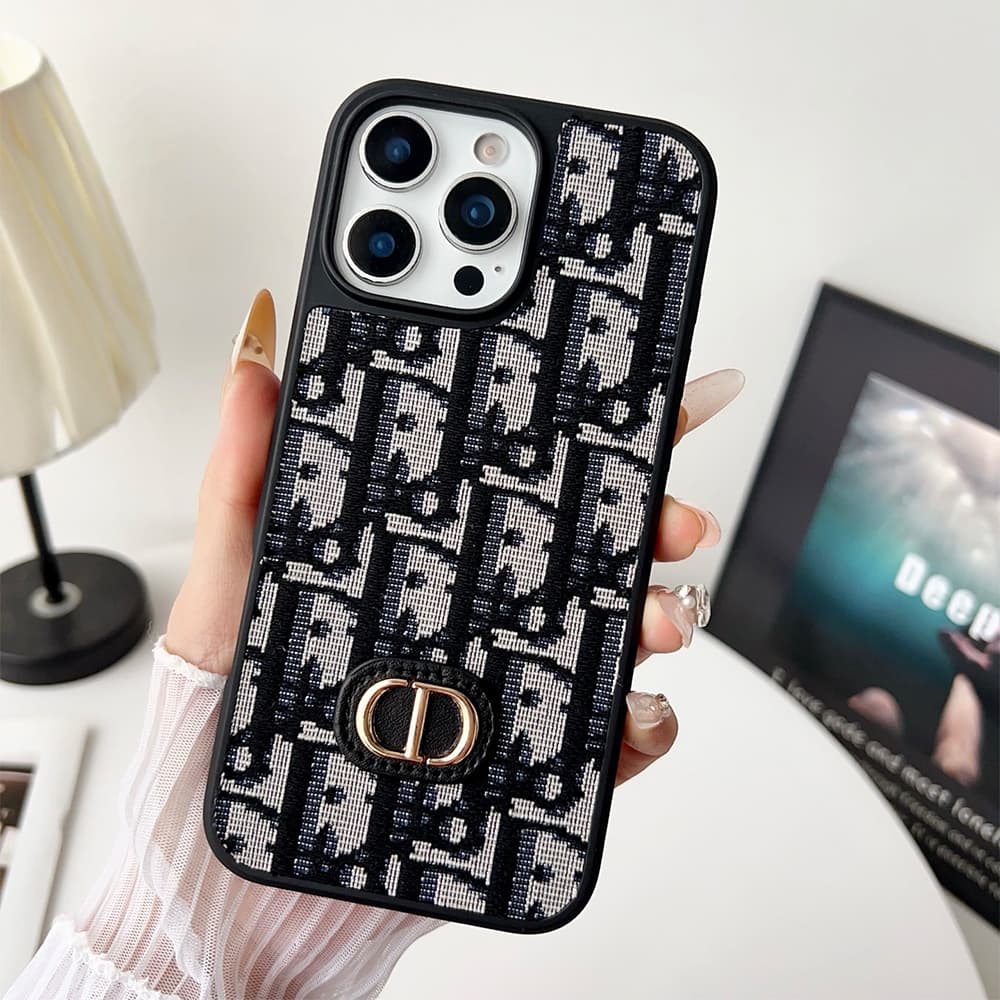 Dior Luxury Phone Case - Oblique Jacquard with CD Logo for iPhone & Samsung Galaxy Dior Luxury Phone Case - Oblique Jacquard with CD Logo for iPhone & Samsung Galaxy