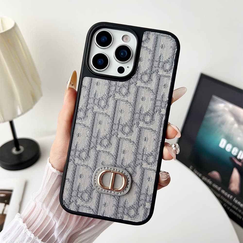 Dior Luxury Phone Case - Oblique Jacquard with CD Logo for iPhone & Samsung Galaxy Dior Luxury Phone Case - Oblique Jacquard with CD Logo for iPhone & Samsung Galaxy