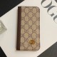 LV & Gucci Inspired Luxury Phone Case with Card Slots & Golden-toned logo - iPhone & Samsung