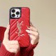 YSL Luxury Quilted iPhone Case with Gold Logo - CASETiFY Collaboration