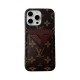 Louis Vuitton & Gucci Designer iPhone Case with V-Card Pocket - Luxury Protection