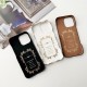 Louis Vuitton & Gucci Designer iPhone Case with V-Card Pocket - Luxury Protection