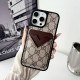 Louis Vuitton & Gucci Designer Phone Case with V-Card Slot Camera Protection - iPhone & Galaxy