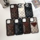 Louis Vuitton & Gucci Designer Phone Case with V-Card Slot Camera Protection - iPhone & Galaxy