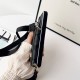 Coach Crossbody Strap Phone Case with Card Holder - Signature Print & Two Tone Border (iPhone & Samsung Galaxy)