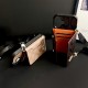 Coach Crossbody Strap Phone Case with Card Holder - Signature Print & Black Border (iPhone & Samsung Galaxy)