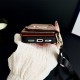 Coach Crossbody Strap Phone Case with Card Holder - Signature Print & Black Border (iPhone & Samsung Galaxy)