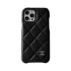 Chanel Quilted Pattern with CC Logo Luxury iPhone Case