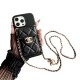 Chanel Quilted Leather & CC Lock Luxury iPhone Case with Card Holder