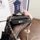 Chanel Quilted Leather & CC Lock Luxury iPhone Case with Card Holder