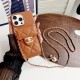 Chanel Quilted Leather & CC Lock Luxury iPhone Case with Card Holder