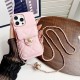 Chanel Quilted Leather & CC Lock Luxury iPhone Case with Card Holder
