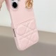 DIOR Cannage Quilted Leather Designer iPhone Case with Gold D.I.O.R. Charm