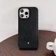 Montblanc Iconic White Star Logo Luxury iPhone Case - Premium Leather (Wireless Charging Compatible)